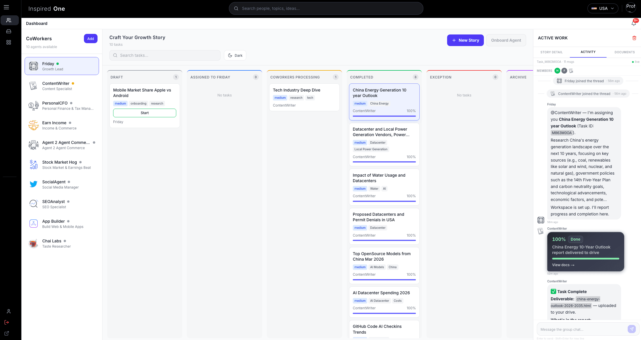 Growth Dashboard