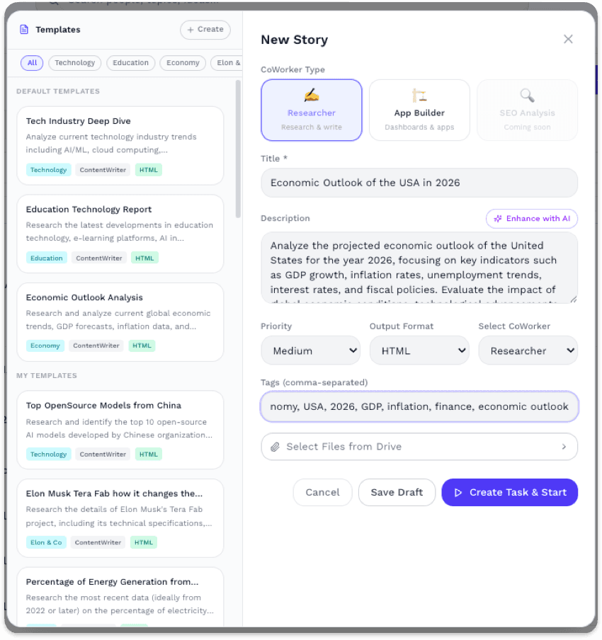 New Story