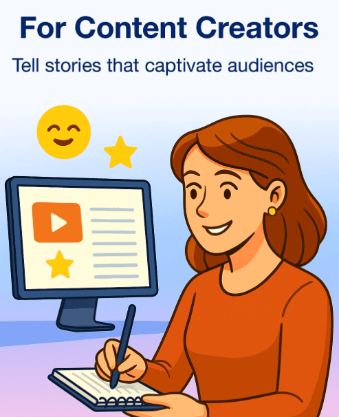 Tell stories that captivate audiences
