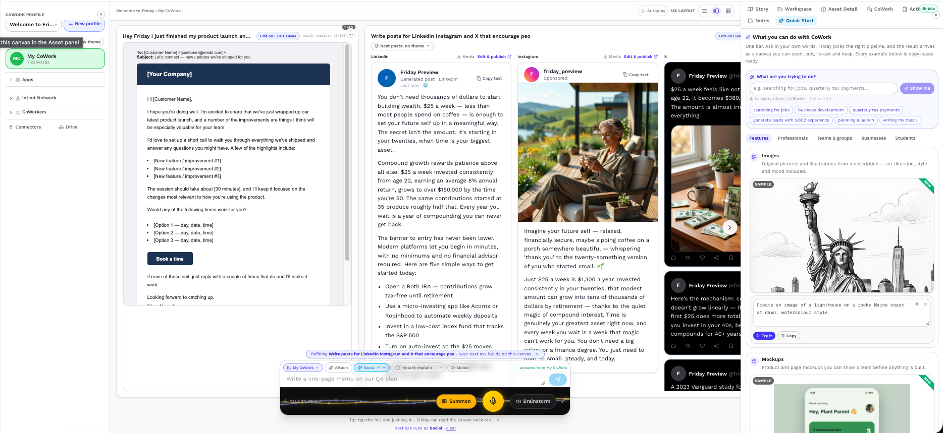 Web → Image → Research → Canvas